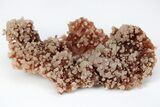 Fibrous, Rose-Red Inesite Crystal Aggregation - South Africa #212766-1